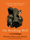 Cover image for On Reading Well